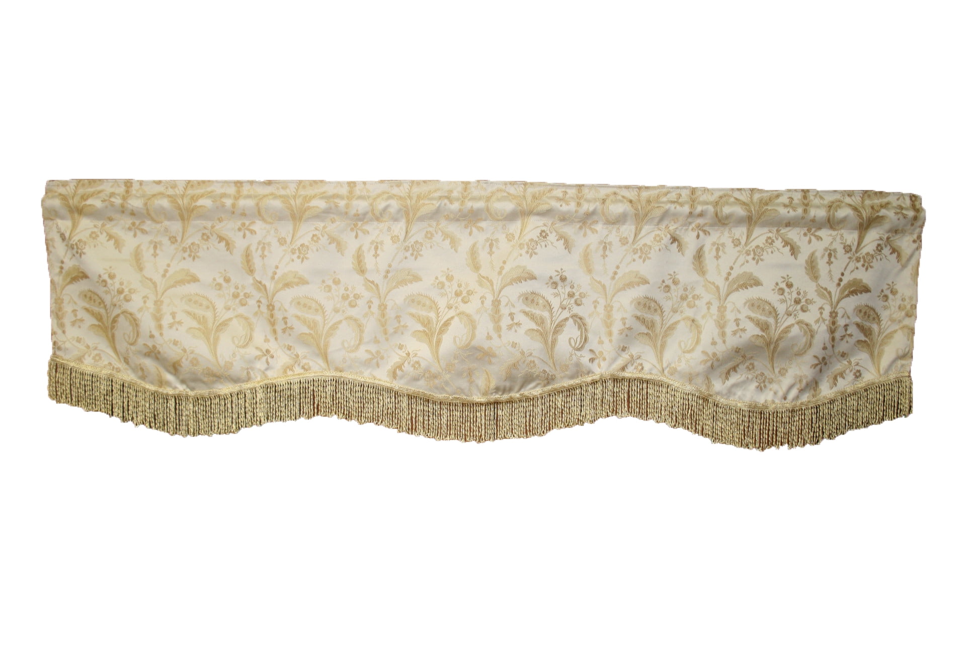 Luxury Damask 60" X 15" Window Valance