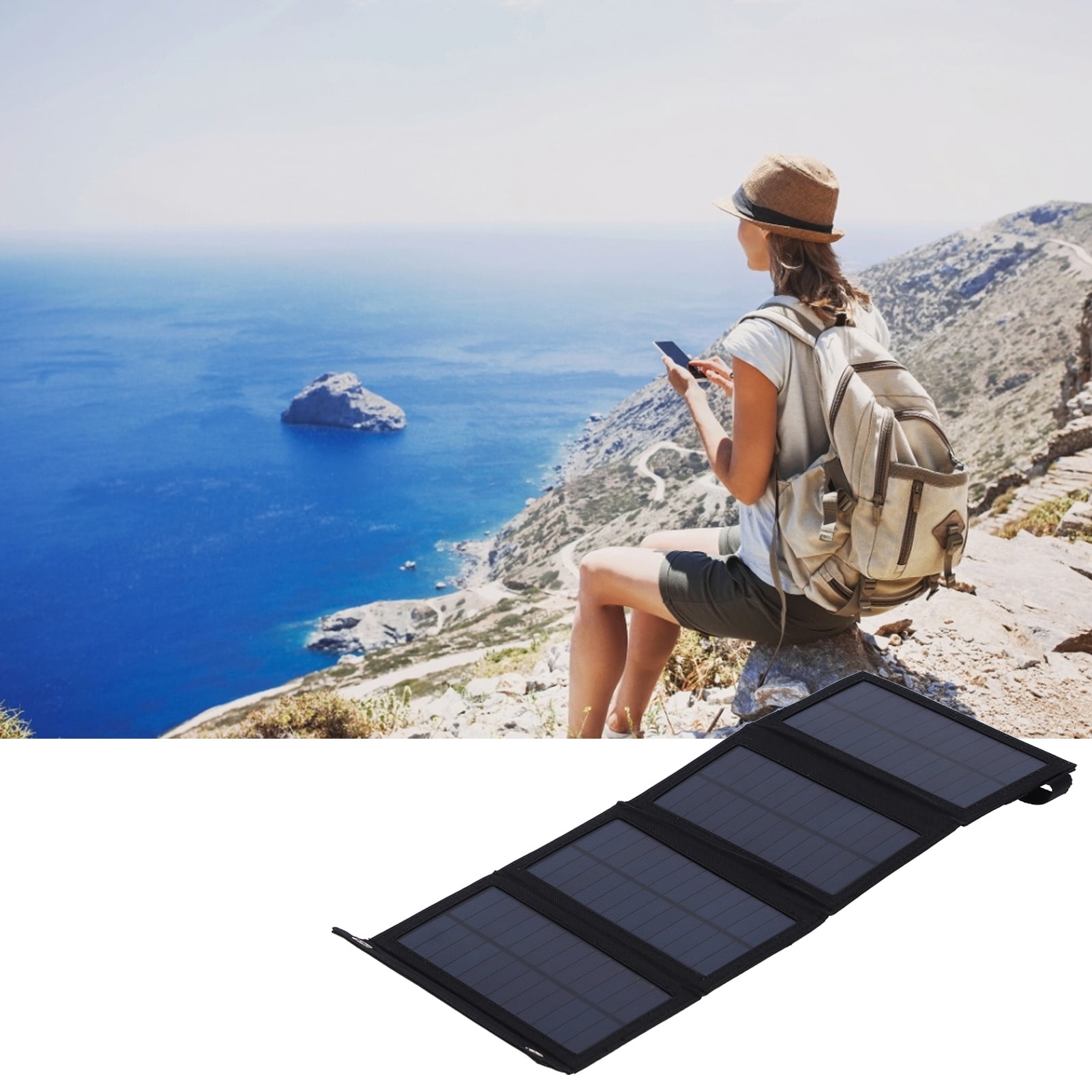 Hiking solar panel charger hot sale