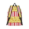 thumbnail image 2 of Rateoe Popcorn Pattern Canvas College Laptop Backpack,Travel Daypack,Durable Rucksack Travel Notebook Bag School Backpack Book Bag for Men Women-Medium, 2 of 7