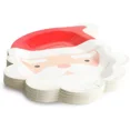 thumbnail image 5 of 24X Christmas Santa Claus Paper Plates For Holiday Party Dinnerware 7.5X10 In, 5 of 6