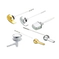 thumbnail image 4 of Injueey Botón de descarga de inodoro para el hogar, Hotel, oficina, apartamento, dormitorio, varilla de baño, repuesto, accesorios de Hardware Accesorios de baño Barra de Aluminio Delantera, 4 of 6