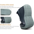 thumbnail image 5 of SKIUHS Men & Women's Slip-On Slip Resistant Chef Shoes – Waterproof Oil Resistant Microfiber Leather Kitchen Work Safety Footwear, 5 of 7