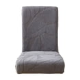 thumbnail image 2 of Funda de silla de poliéster lavable para sillas de comedor, oficina y restaurante, elástica, resistente a las manchas, en gris, beige, verde, café, 1 pieza, 2 of 7