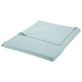 thumbnail image 1 of Diamond All-Season 100% Cotton Thermal Woven Blanket Aqua / King, 1 of 1