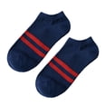 thumbnail image 4 of Minnieouse Calcetines para hombre cómodos con tela de algodón de primera para tobillos atléticos Calcetines deportivos con puños bien hechos Type4 NO4, 4 of 6