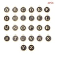 thumbnail image 2 of 26 Pieces Letter Charms for Jewelry Making Charm for Bracelet Initial Charms Double Sided Alphabet Charms for Necklace Bracelet Jewelry Making, 2 of 7