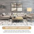 thumbnail image 3 of GOOHOCHY Woven Lamp Shade For Sockets Small Table Light Cover Stylish Indoor Accessory For Bedroom Hotel Study Lighting, 3 of 8