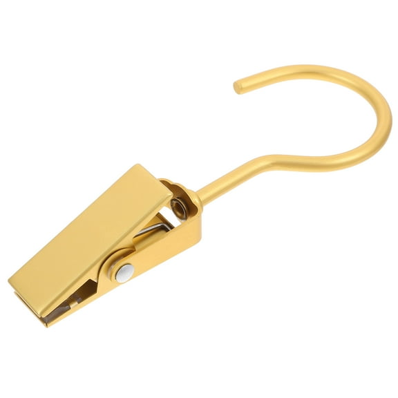 Pants Clip Closet Clothes Hanger Clothes Hangers with Clips Folding Drying Rack Golden