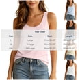 thumbnail image 4 of Asxite Womens Pajamas Casual Loose Breathable Sleeveless Crew Neck Solid Sleep Shirt, 4 of 7