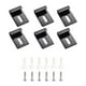 thumbnail image 5 of Clips para soporte de espejo,Clips para espejo Clips para colgar espejos de metal Hotel,Clips para soporte de espejo Soportes para espejo pesados,Accesorios para colgar espejos Tornillos para, 5 of 8