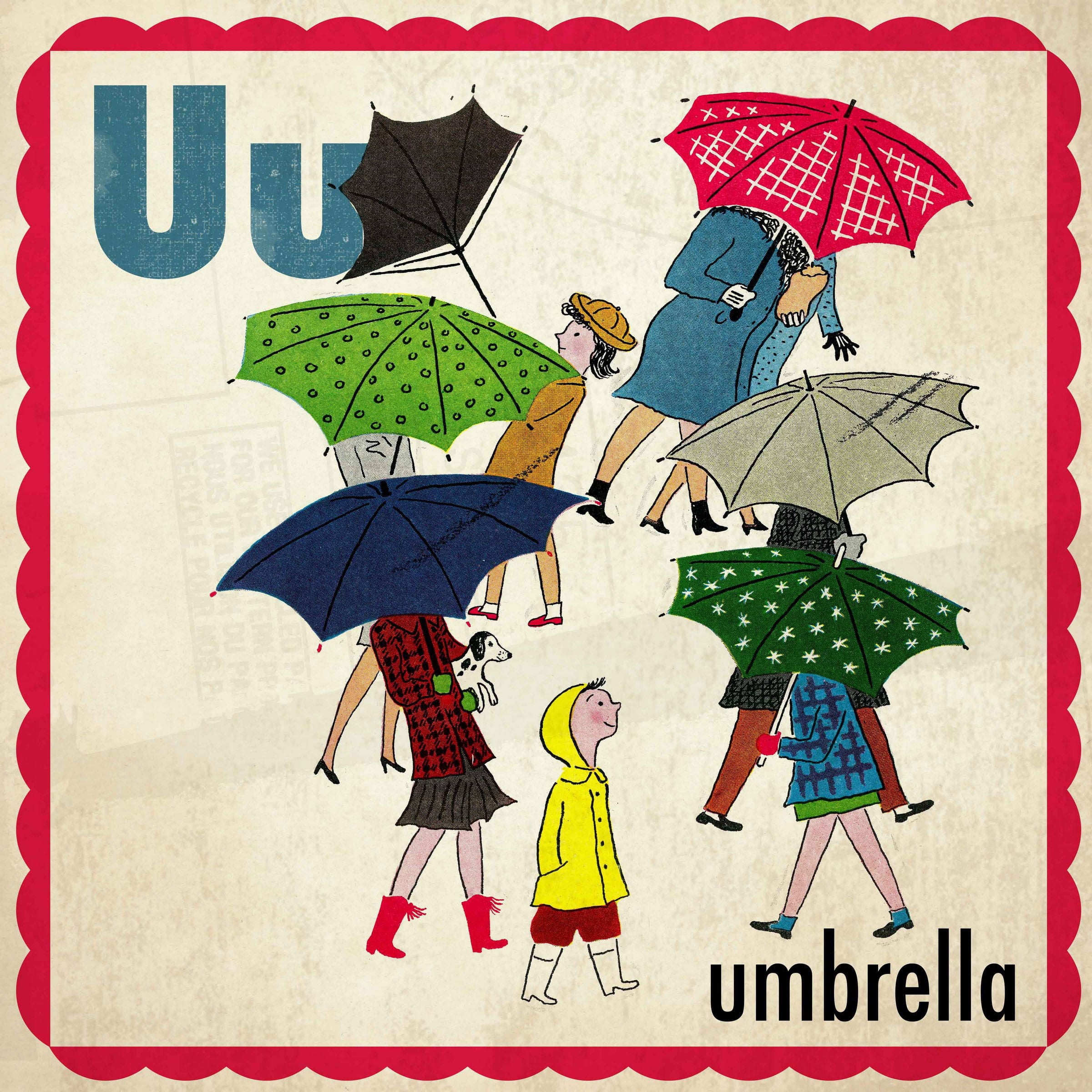 Marmont Hill "Umbrella" by Curtis Painting Print on Canvas