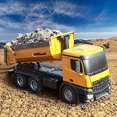 thumbnail image 6 of Top Race Remote Control Dump Truck Toy - Heavy Duty Metal & Plastic Construction Vehicle, 1:14 Scale, 7 LBS Load Capacity - RC Dump Truck for Adults Metal - Bruder Trucks, 6 of 6