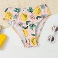 thumbnail image 4 of Girls Swimsuit 7-8 Years Sleeveless Kids Spring Summer Print Cotton Holiday Vest Beach Comfortable Seaside Swimming Trendy Yellow Bathing Suit Sizes 7-8 Years, 4 of 7