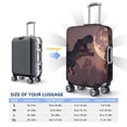 thumbnail image 5 of Fotbe Dinosaur Moonlit Forest Luggage Cover Protector,Suitcase Protector,Scratch and Dirt Resistant,Fits 18-32 Inch Luggage-X-Large, 5 of 8