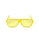 thumbnail image 1 of Toystoory Shutter Shades Gafas de sol Moda portátil Gafas de lujo Vestir Decoración Gafas para el rendimiento de la fiesta de vacaciones Kits de decoración para fiestas Amarillo, 1 of 6