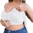 thumbnail image 2 of Built in Bra Tank Tops for Women BWASD Oversized Casual Shelf Bra Sleeveless Shirts Plus Size Double Lined Summer Sport Going Out Padded Tank Top S-6XL White, 2 of 8