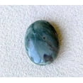 thumbnail image 3 of Slate Green Oregon Jasper Oval Pendant Bead | 25x18x8mm | 1 Bead |, 3 of 5