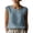 Light Blue, variant on KIHOUT Women's Lace Trim Round Neck Sleeveless Linen Cotton Blouse Pre-Shrunk Casual Summer Tank Top