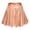 Rose Gold, variant on Women's Shiny Mini Skater Skirt Stretchy Flared High Elastic Waist Short Casual Sparkly Dance Skirts L