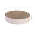 thumbnail image 3 of THE LICKER STORE Nelson 20.13" Modern Cardboard Round Bowl Cat Scratcher with Catnip, Strawberry Milkshake, CSR1010E, 3 of 6