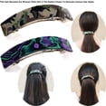 thumbnail image 4 of Paquete de caja Pasador de rizos de acetato curvo francés Hebilla automática rectangular para mujeres de cabello grueso Ormromra LRWJ851-1, 4 of 7