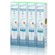 4 Pack Refrigerator Water Filter Replacement by Arrowpure | Certified According to NSF 42&372 | Compatible with LG LT600P, LG 5231JA2006A, 5231JA2006B, KENMORE 46-9990