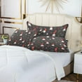 thumbnail image 7 of GZHJMY Cute Christmas Gnomes in Red Hats Body Pillow Cover with Zipper, Soft and Cozy Fuzzy Fleece Body Pillow Case Cover 21 x 54 in,Plush Long Body Pillow Pillowcase Home Decor, 7 of 7