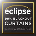 thumbnail image 3 of Eclipse Naya Panneau de Rideau Occultant Géométrique Thermique 37 Pouces" x 84 Pouces" en Lin, 3 of 5
