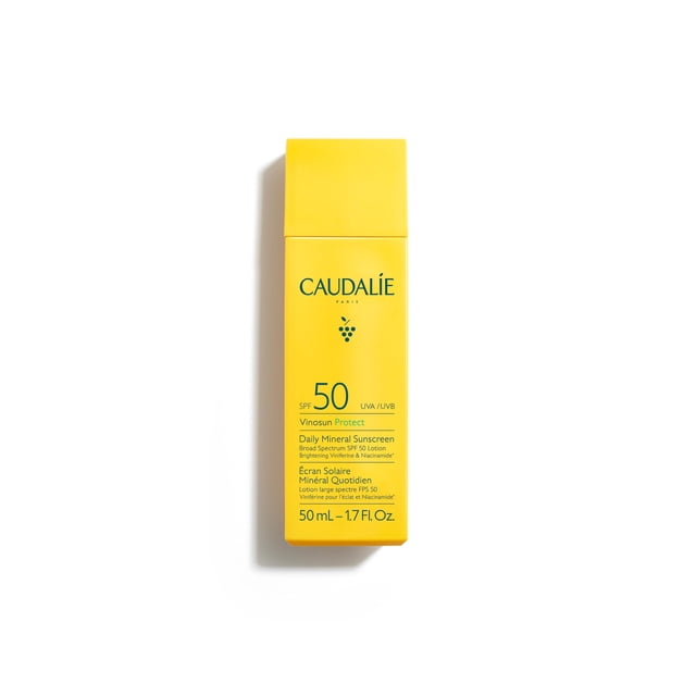 Protector solar Caudalie Vinosun Daily Mineral SPF50 50 ml