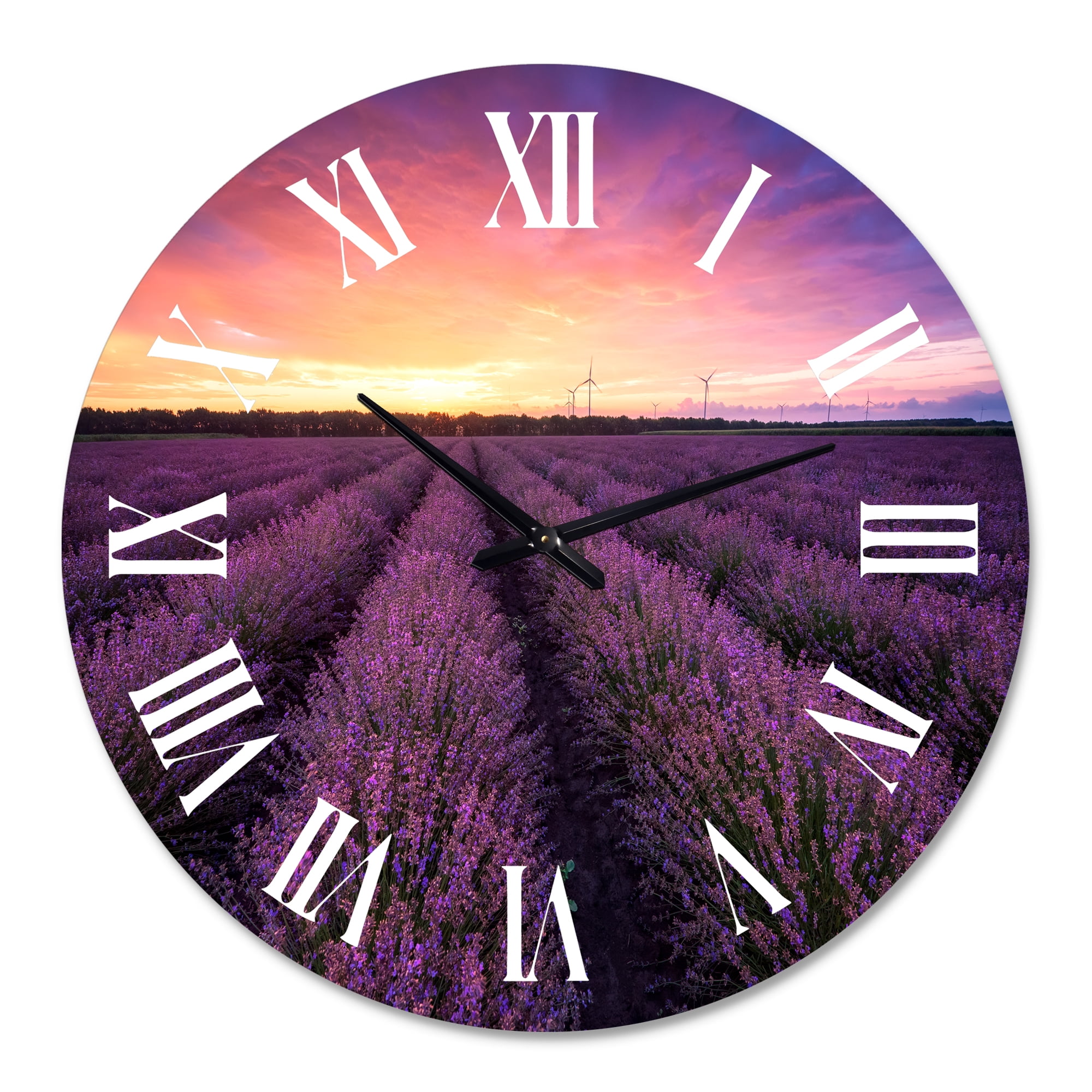 Designart 1 in Farmhouse Wall Clock