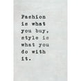 thumbnail image 2 of Fashion Is What You Buy Painting Print on Wrapped Canvas, 2 of 5
