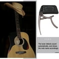 thumbnail image 6 of FENGGUIQU 1Pc Brown Alloy Guitar Capo Turner Clip Portable Acoustic and Electric Bass Tuner, 6 of 7