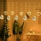 thumbnail image 1 of Serie de Luces Navidad | Corazon y Esferas Navideñas Colgantes | Cortina Luces Calidas|Serie Navideña 3 Metros, 1 of 5