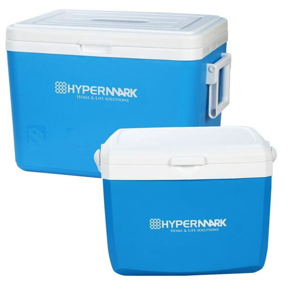 Juego de Hieleras Hypermark de 27 Litros y 13 Litros Azul