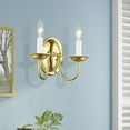 thumbnail image 5 of Livex Lighting Wall Sconce in Polished Brass, 5 of 9