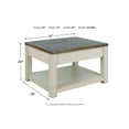 Signature Design by Ashley Bolanburg Farmhouse Lift Top Coffee Table