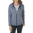thumbnail image 1 of Dickies Women's Sweater Hooded Jacket Dark Denim White Heather S, 1 of 1