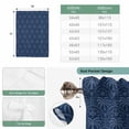 thumbnail image 6 of Tropical Palm Trees Tie Up Curtains for Windows, Balloon Window Shades, Summer Coconut Trees Plants Navy Blue Kitchen Window Treatments Roll Up Curtain for Basement/Nursery 52"x45", 6 of 8