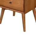 thumbnail image 4 of Alpine Furniture Flynn Mid Century 2 Drawer Wood Nightstand in Chestnut, 4 of 6