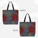 thumbnail image 2 of Disketp Ladybug Bolsa Tote de Lona para Mujer, Bolso de Hombro y Cruzado con Cierre de Cremallera, 2 of 7
