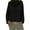 Black, variant on IROINNID Womens Sweater Turtleneck Pullover Sweater Solid Color Loose Mid-Length Comfy Long Sleeve Sweater
