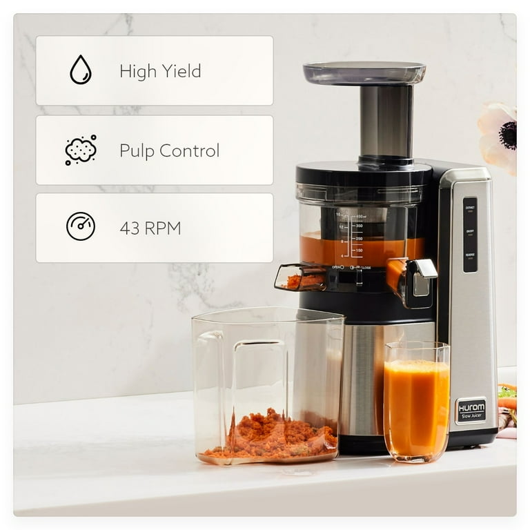 HUROM HZ Slow Juicer, Silver - Walmart.com HUROM HZ Slow Juicer, Silver - Walmart.com