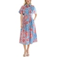 thumbnail image 2 of Nicole Miller Pintuck Waist Shirtdress, Sizes 4-16, 2 of 7