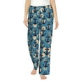 thumbnail image 2 of Kdxio Women's Comfy Stretch AnchorsPrint Drawstring Pajama Pants-Medium, 2 of 9