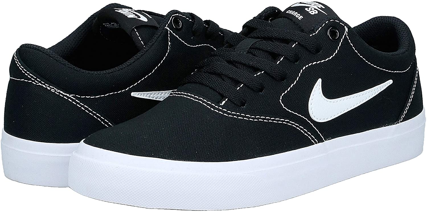 Nike SB Charge CNVS Black/White CD6279-006 Men's - Walmart.com