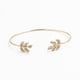 thumbnail image 2 of Moda elegante hoja de de imitación ajustable joyería oro Hugo Pulsera, 2 of 2