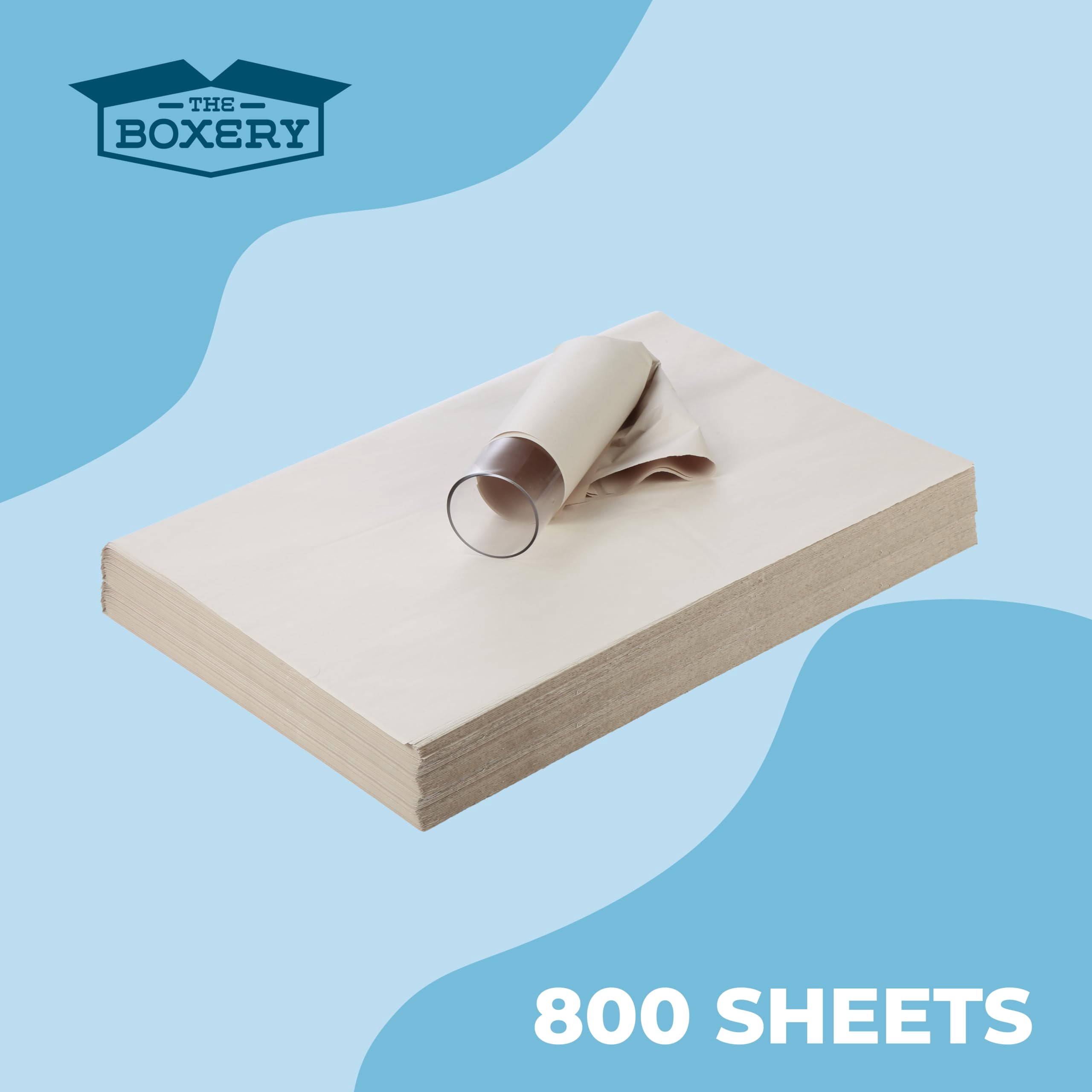 The Boxery Newsprint-Packing Paper Sheets for Moving (800 Sheets) 24"x 36"|Newspaper Wrapping Paper, Newsprint Paper, Shipping & Moving Supplies, Packing Materials, Moving Paper Wrap, Shipping Paper