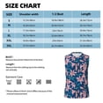 thumbnail image 3 of Bingfone Lilies Flowers Pattern Men's Tank Tops Workout Sleeveless Tee Shirts Running Beach Tanks for Men-Medium, 3 of 4