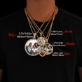 thumbnail image 2 of Customized Photo Necklace Men and Women Hip Hop Personalized Picture Pendant 45MM Medium Circle Charm Iced Out Free Custom Logo SH, 2 of 6