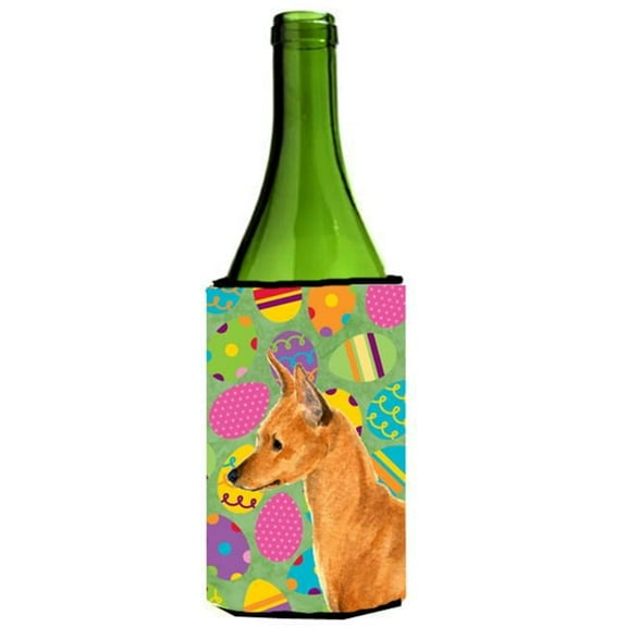 Min Pin Easter Eggtravaganza Wine bottle sleeve Hugger